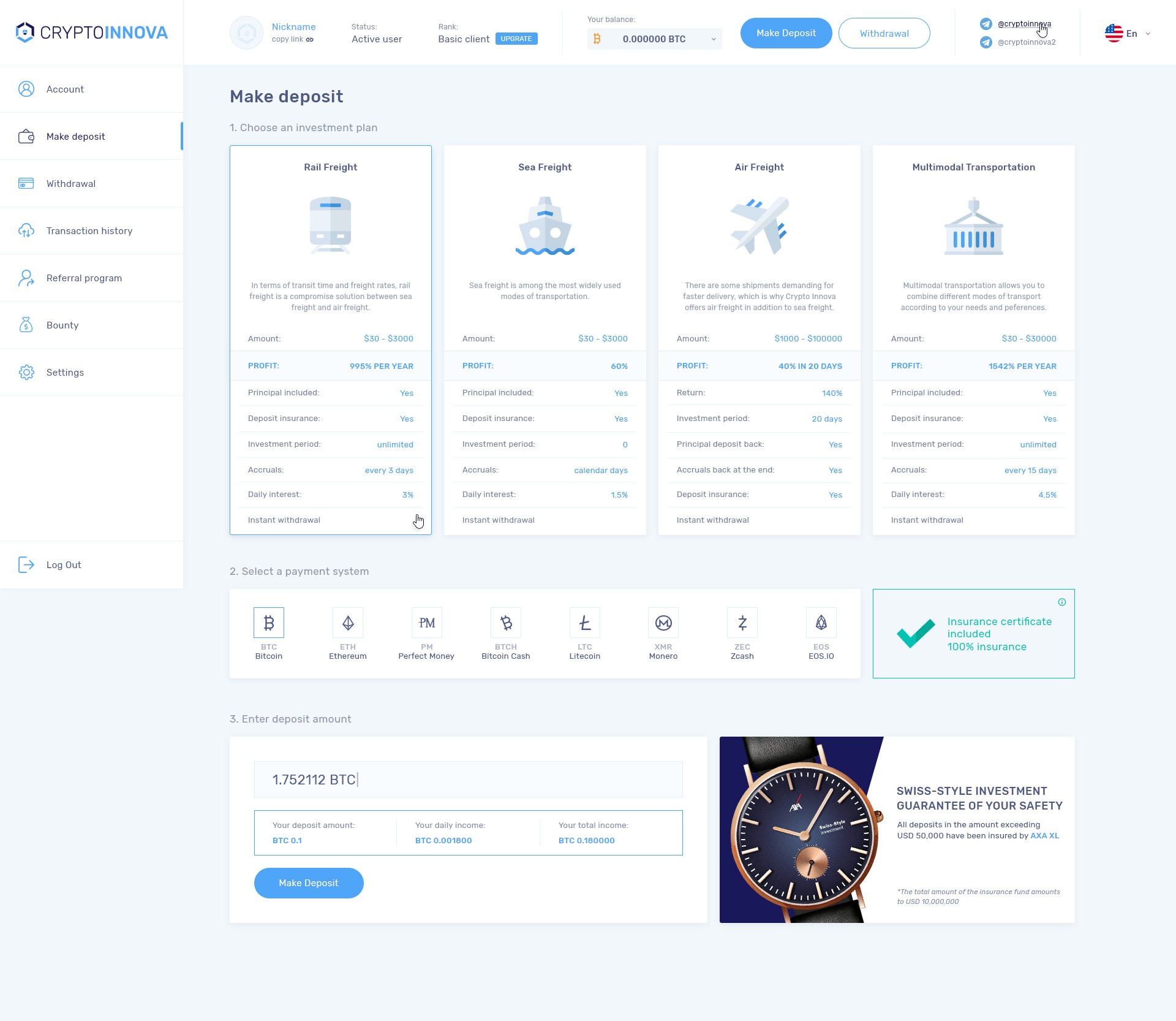 CryptoInnova_Personal_Area_02_make_deposit_0.3.1