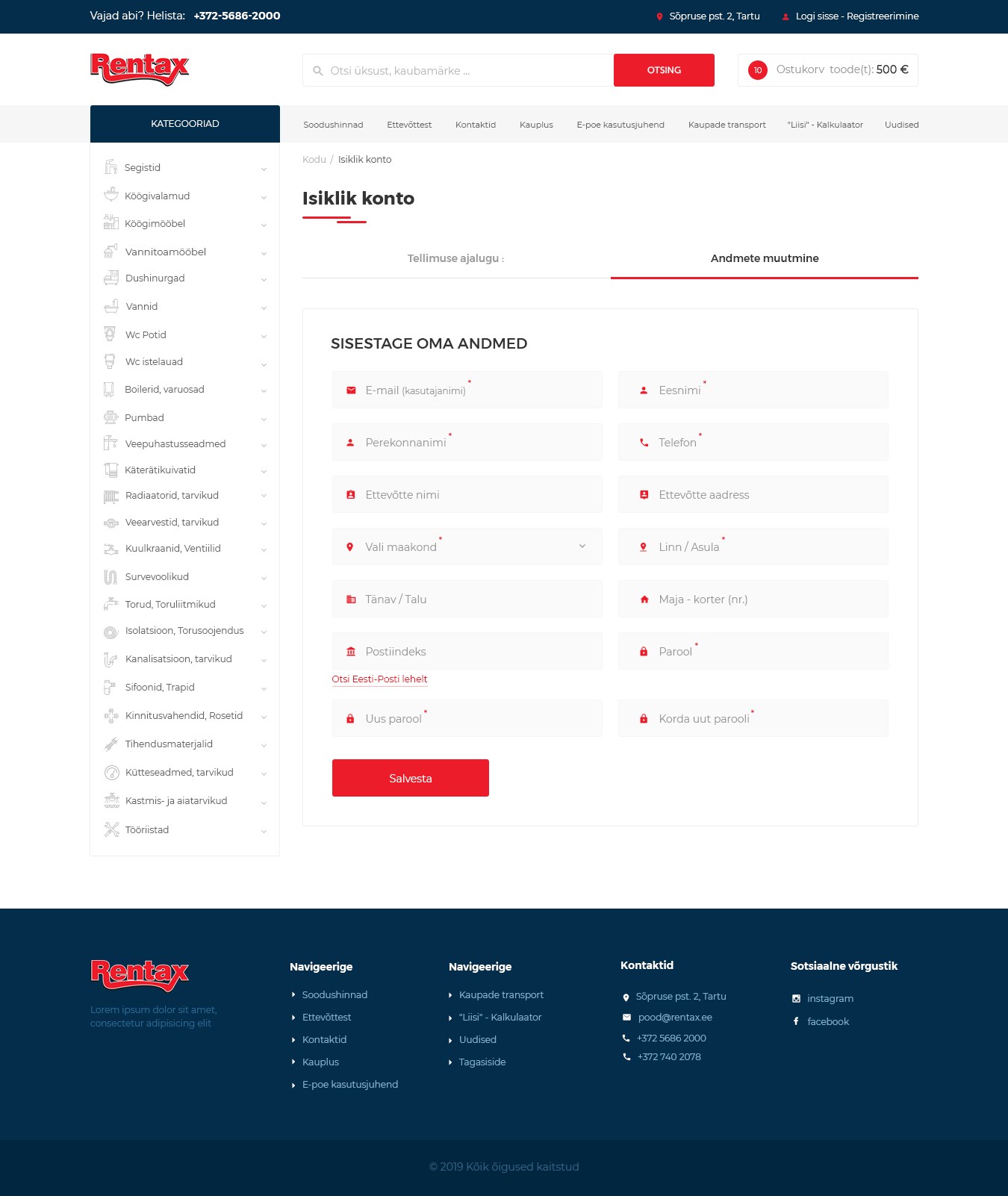Rentax_Account (andmete muutmine)_01