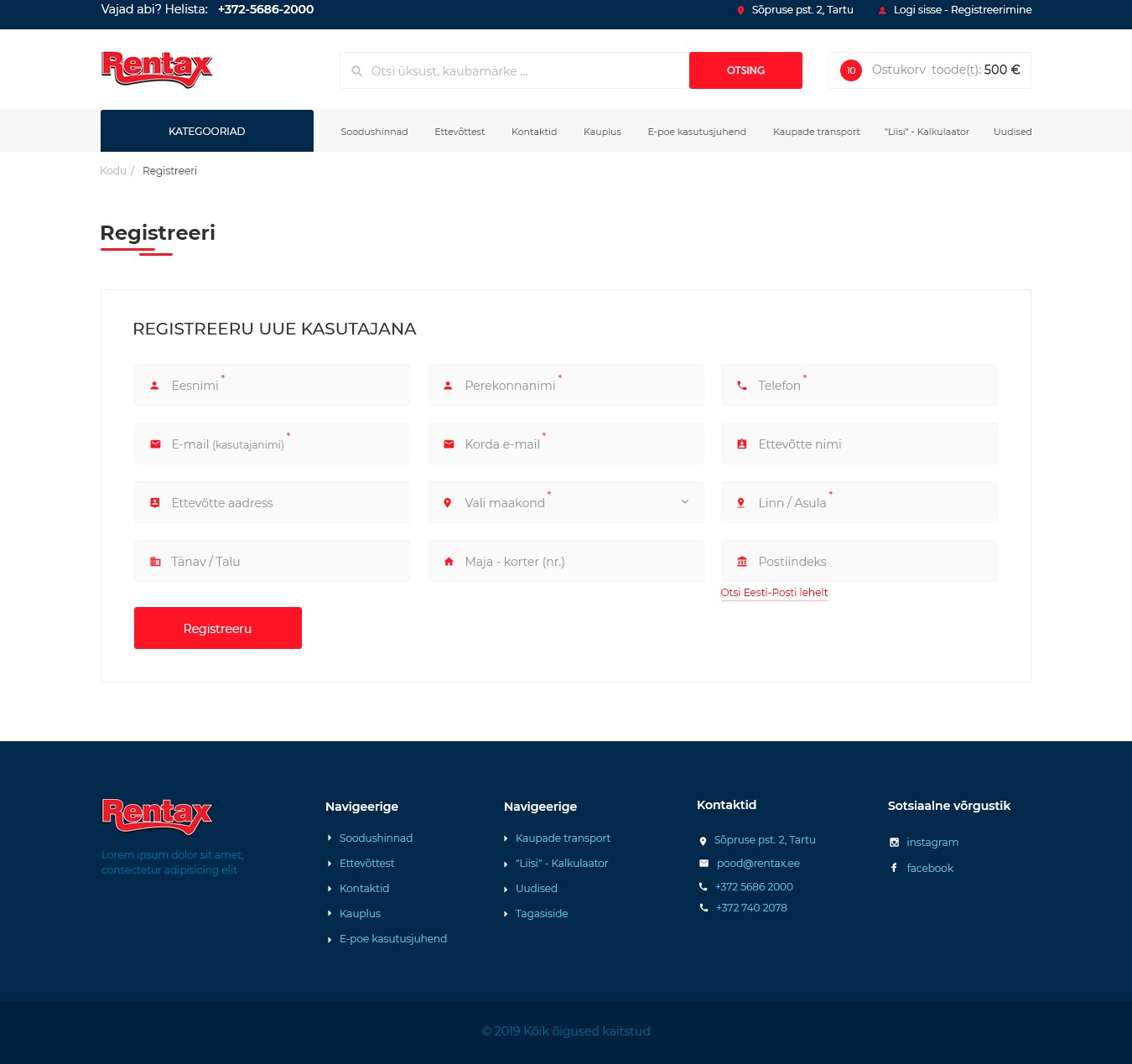 Rentax_Registration