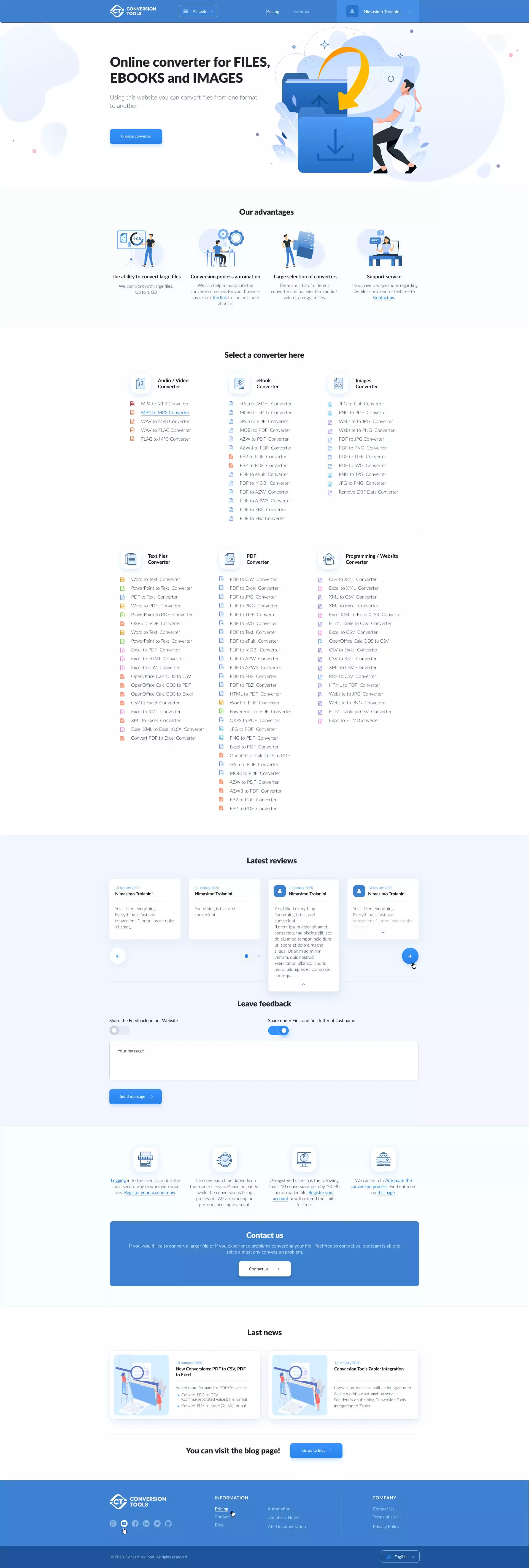 Web-Mosaica — Conversion tools