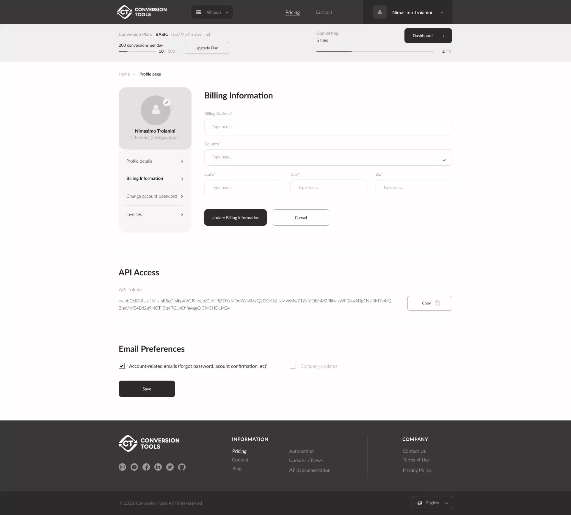 03_Сonversiontools.io_Wireframe_ Profile_Billing Information_1.0