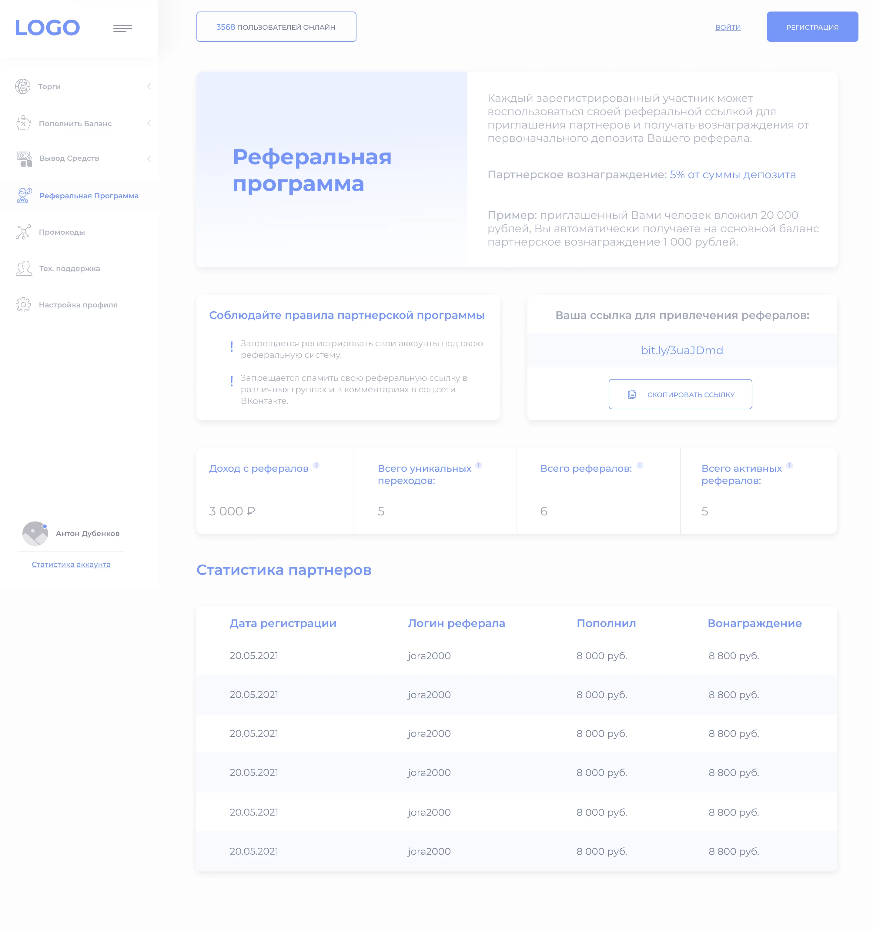 Реферальная программа