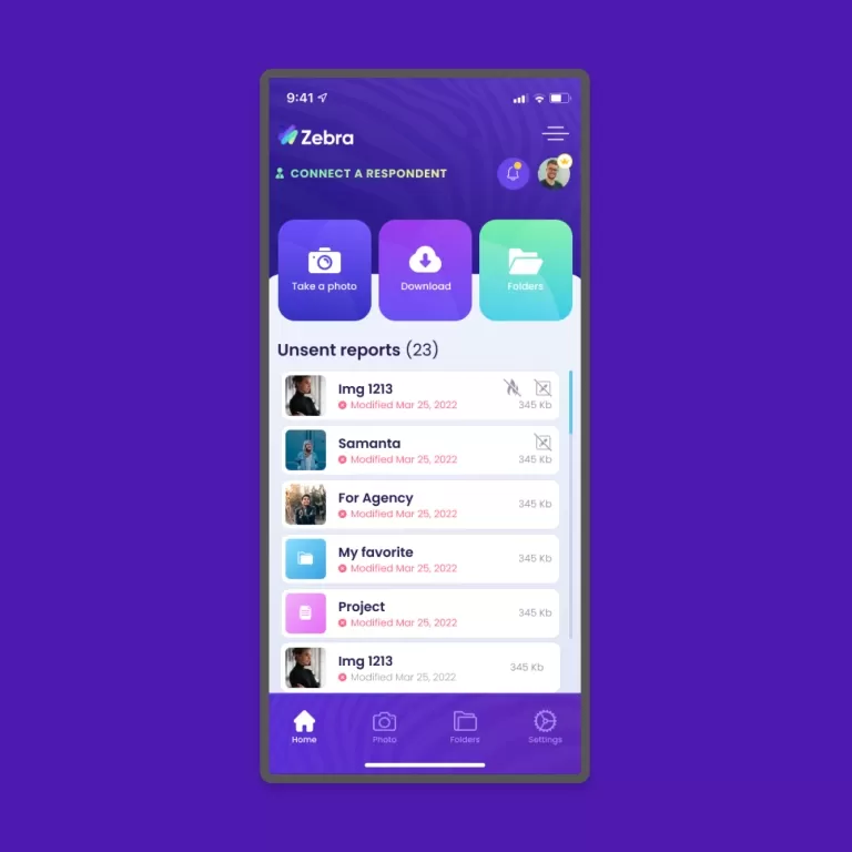 Zebra — Mobile app