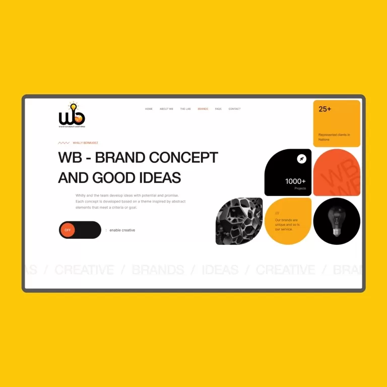 WB Brand — Landing pages