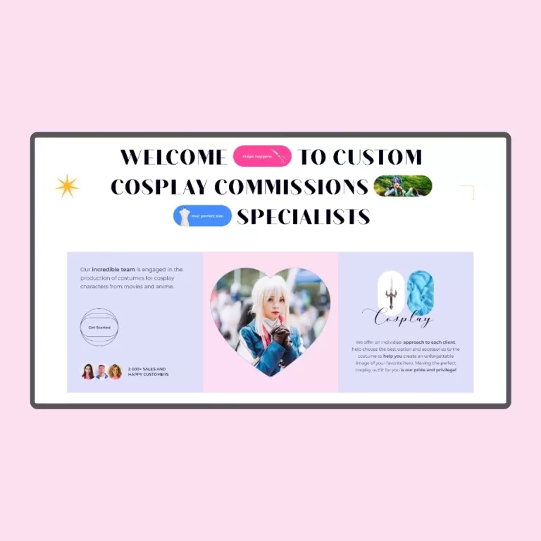 CosplayDreamTeam — Corporate sites
