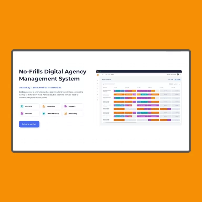 EasyAgency — Landing pages