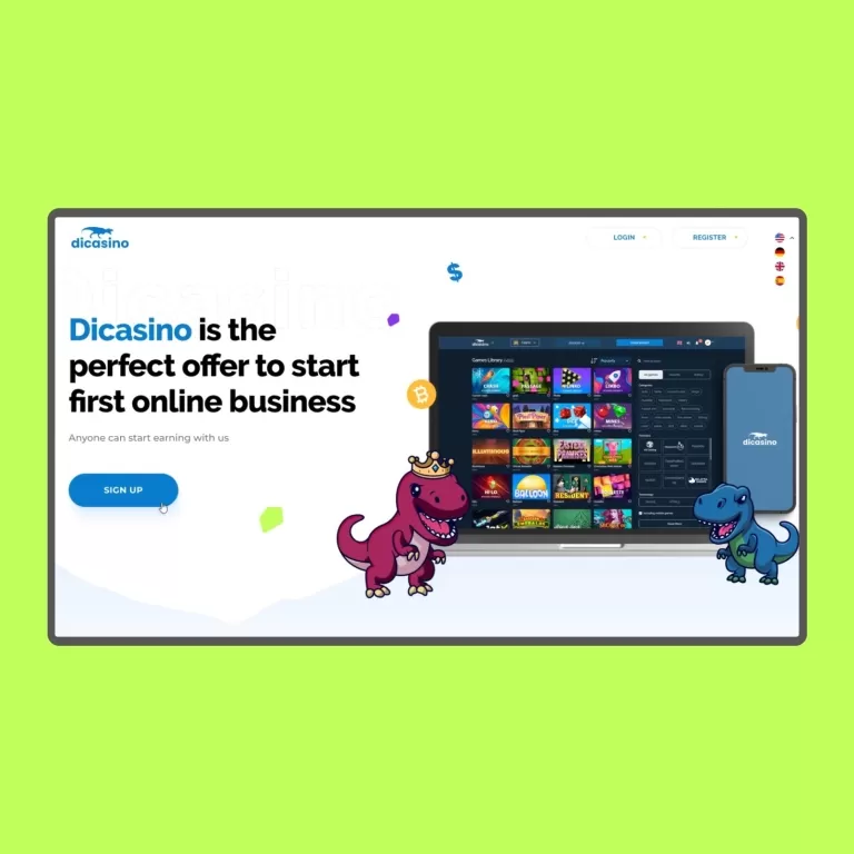 Dicasino — Landing pages