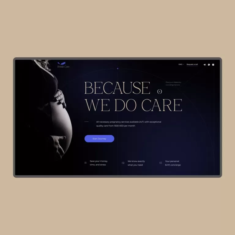 BritishCare — Landing pages