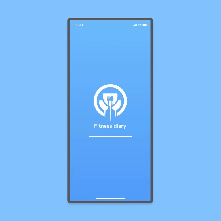 Fitness diary — Mobile app