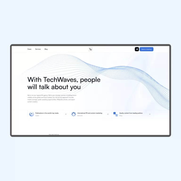 Techwaves — Corporate sites