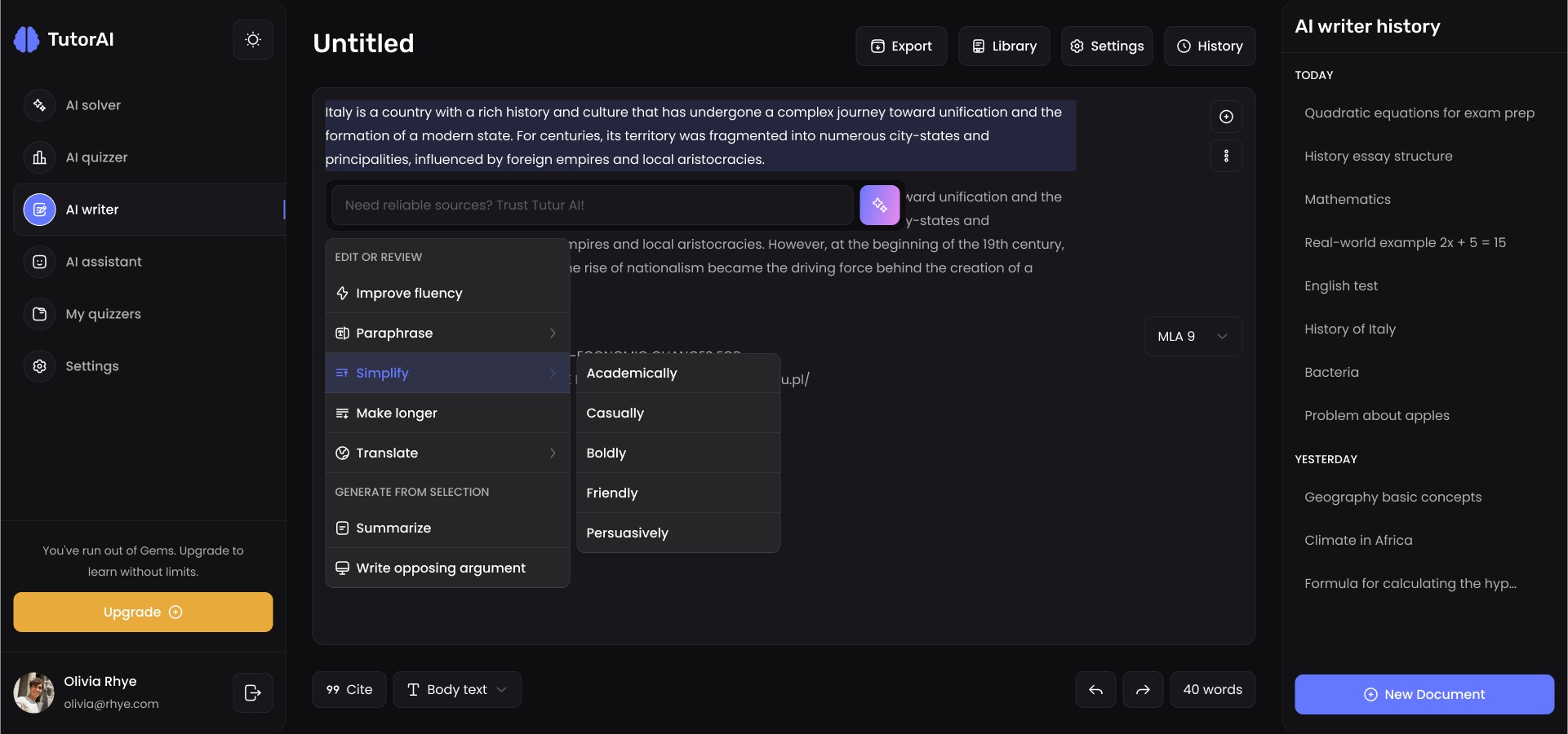AI Commands