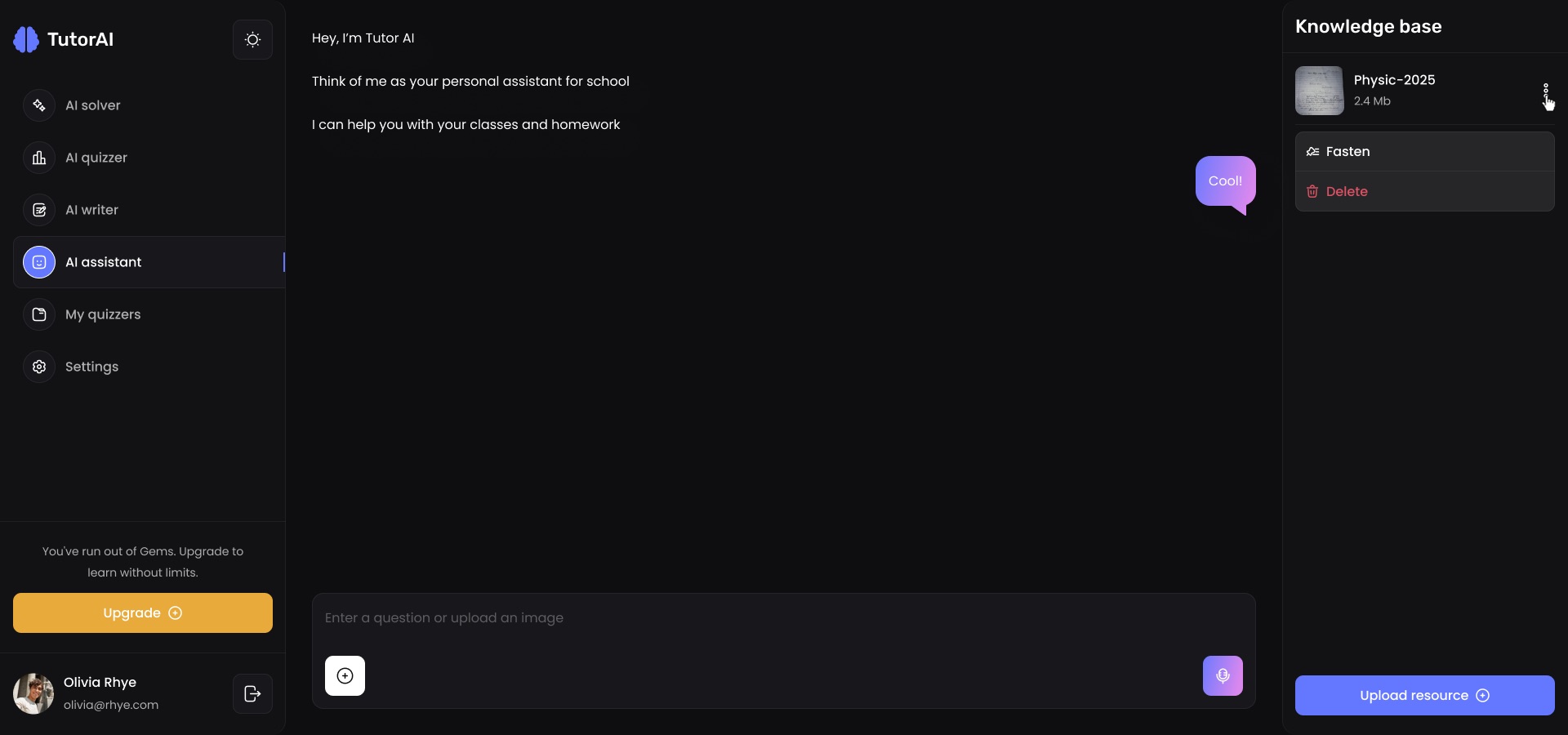 AI assistant