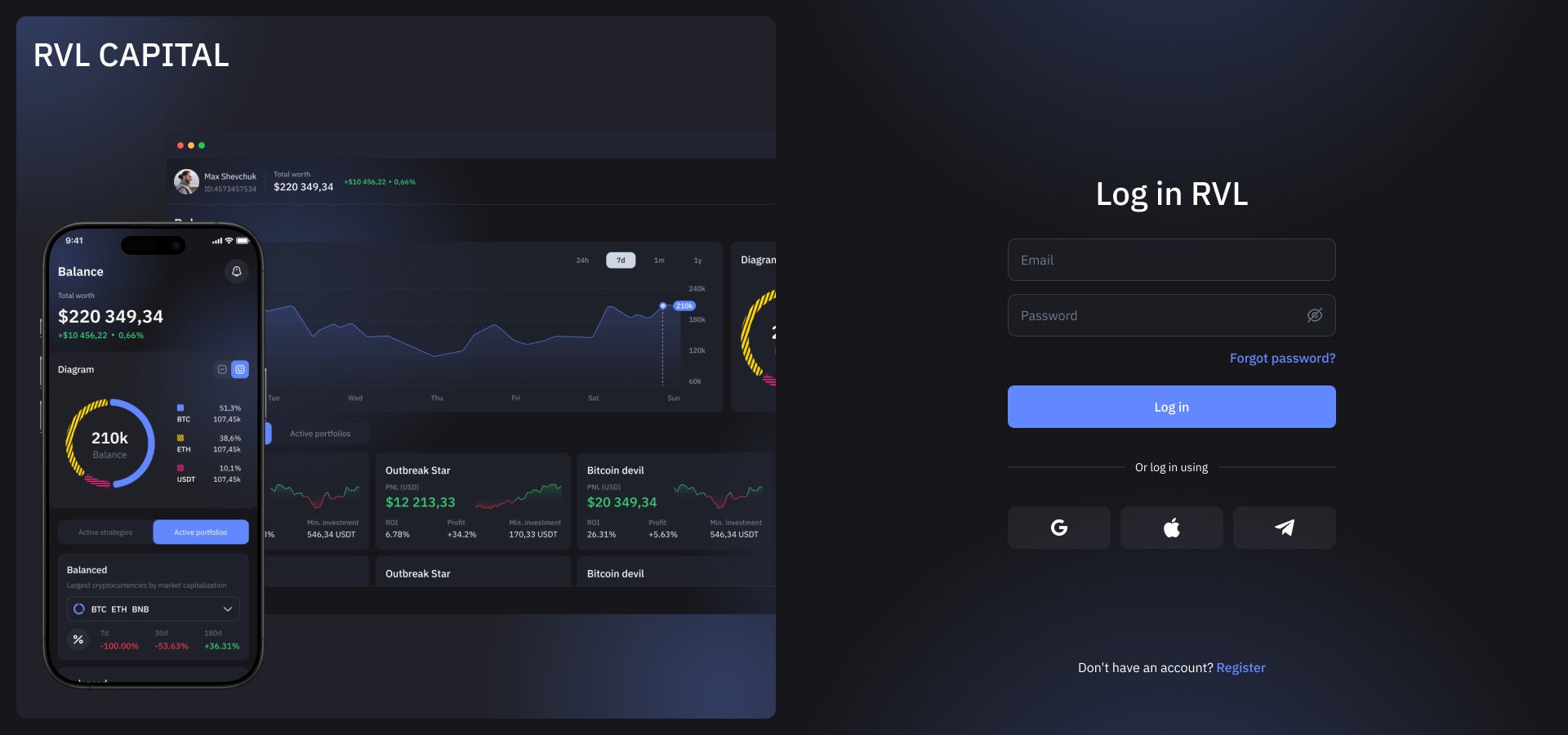 Log in