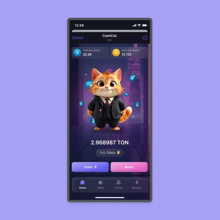 CashCat — Mobile app