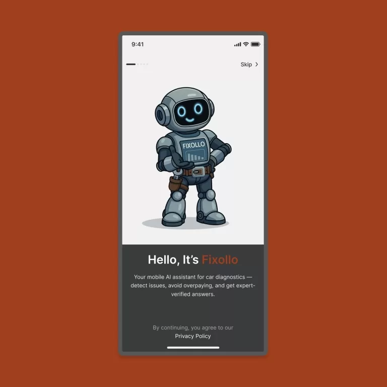 Fixollo — Mobile app