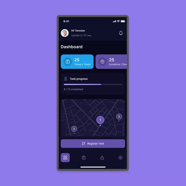 Vending — Mobile app
