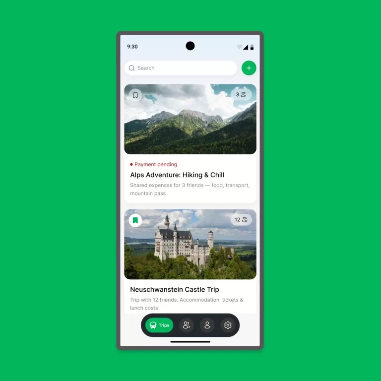 Cactus Split — Mobile app