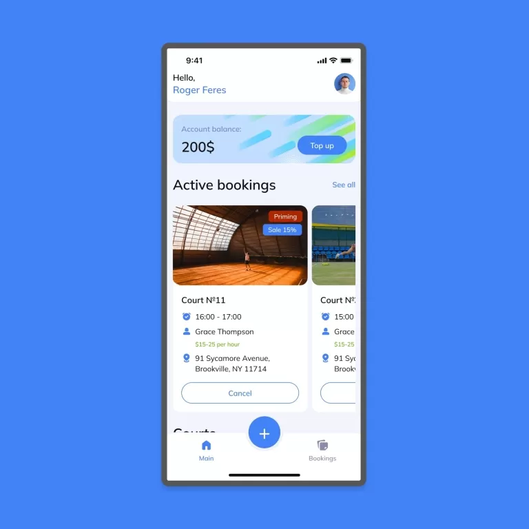 Corts — Mobile app