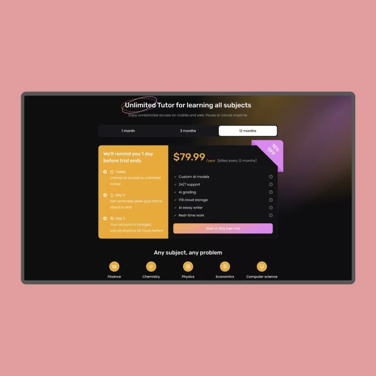 Tutor AI — Dashboards
