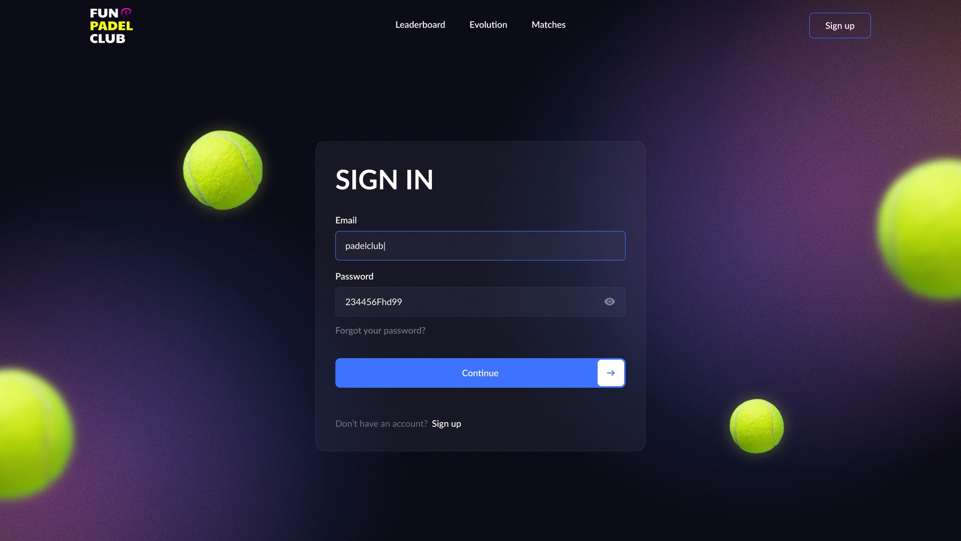 Sign in