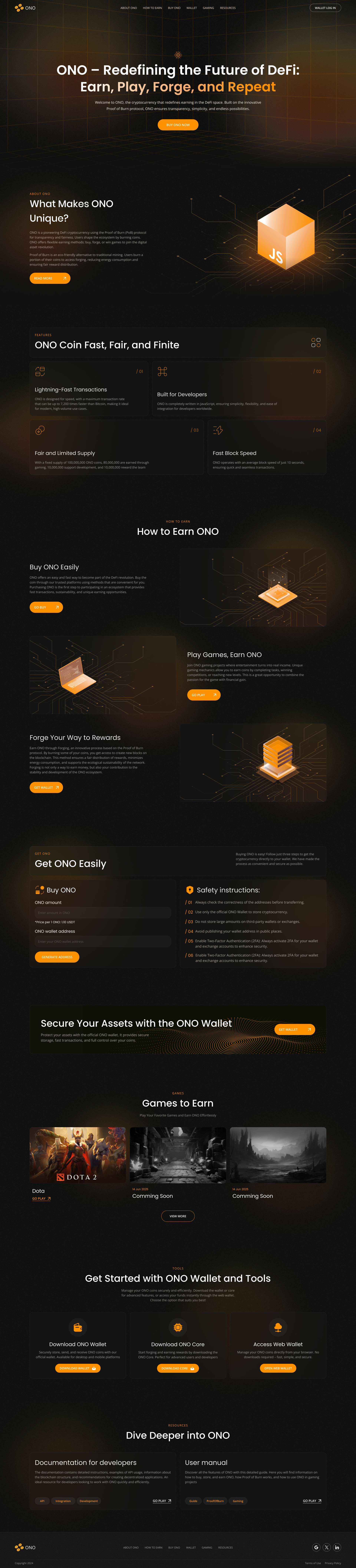 landing page