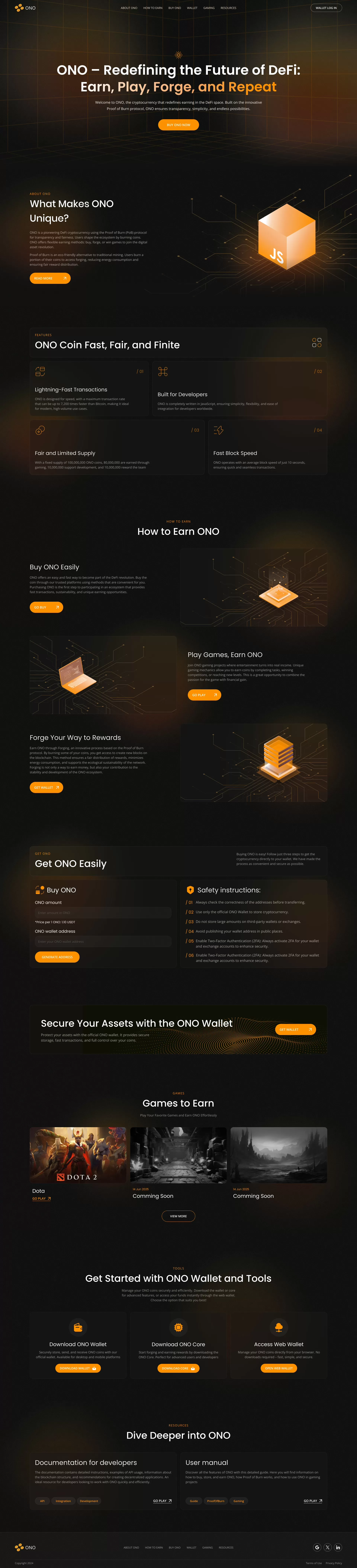 landing page